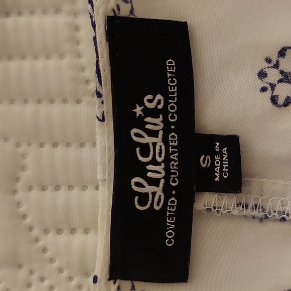 South of France Blue and Ivory Print Maxi Dress - Picture 14 of 16